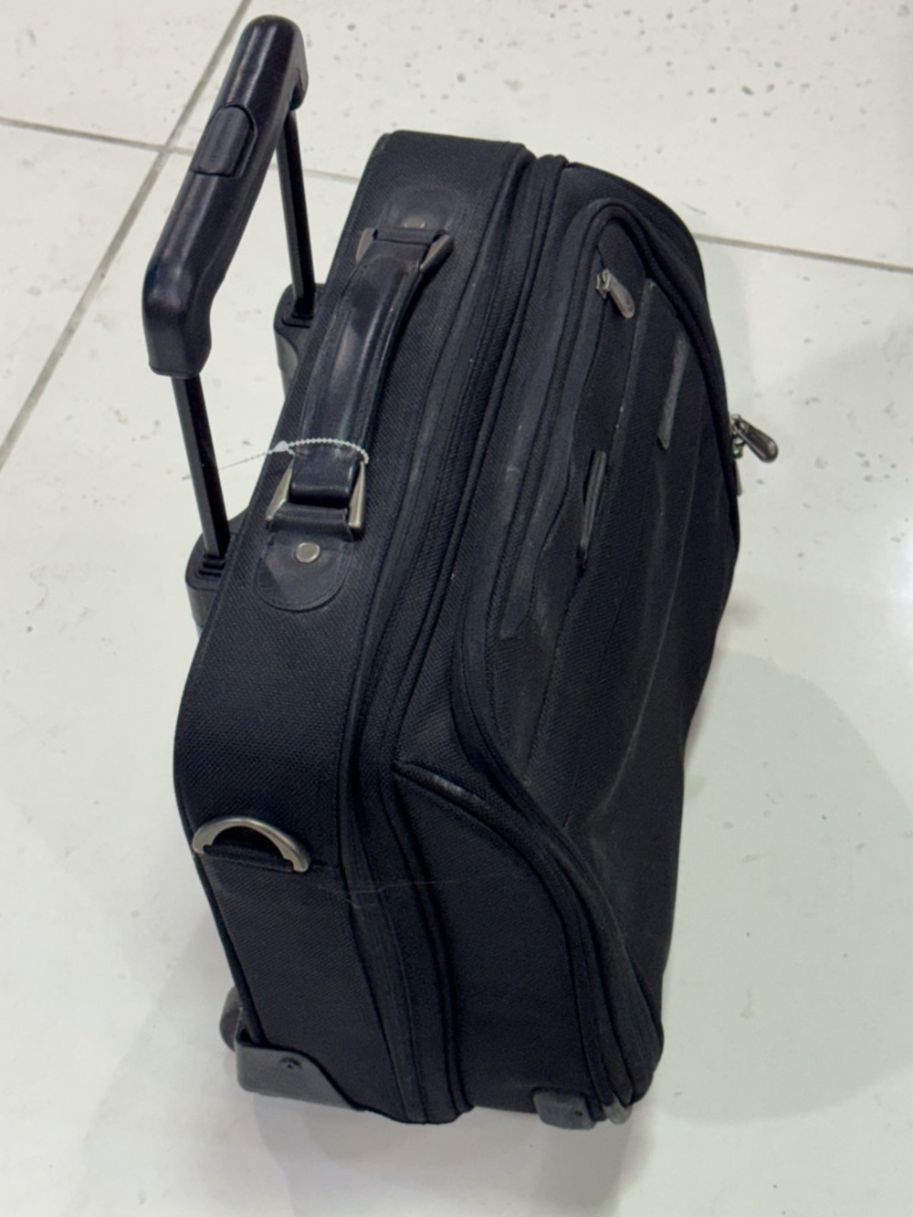 Briggs & Riley Black Rolling Briefcase with Telescoping Handle - Picture 2 of 6